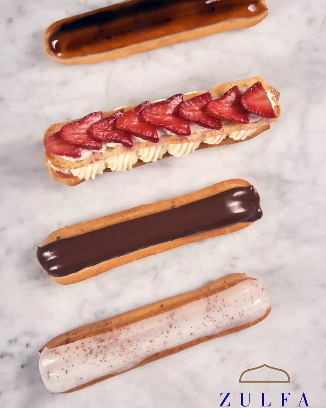 Éclair assortment 